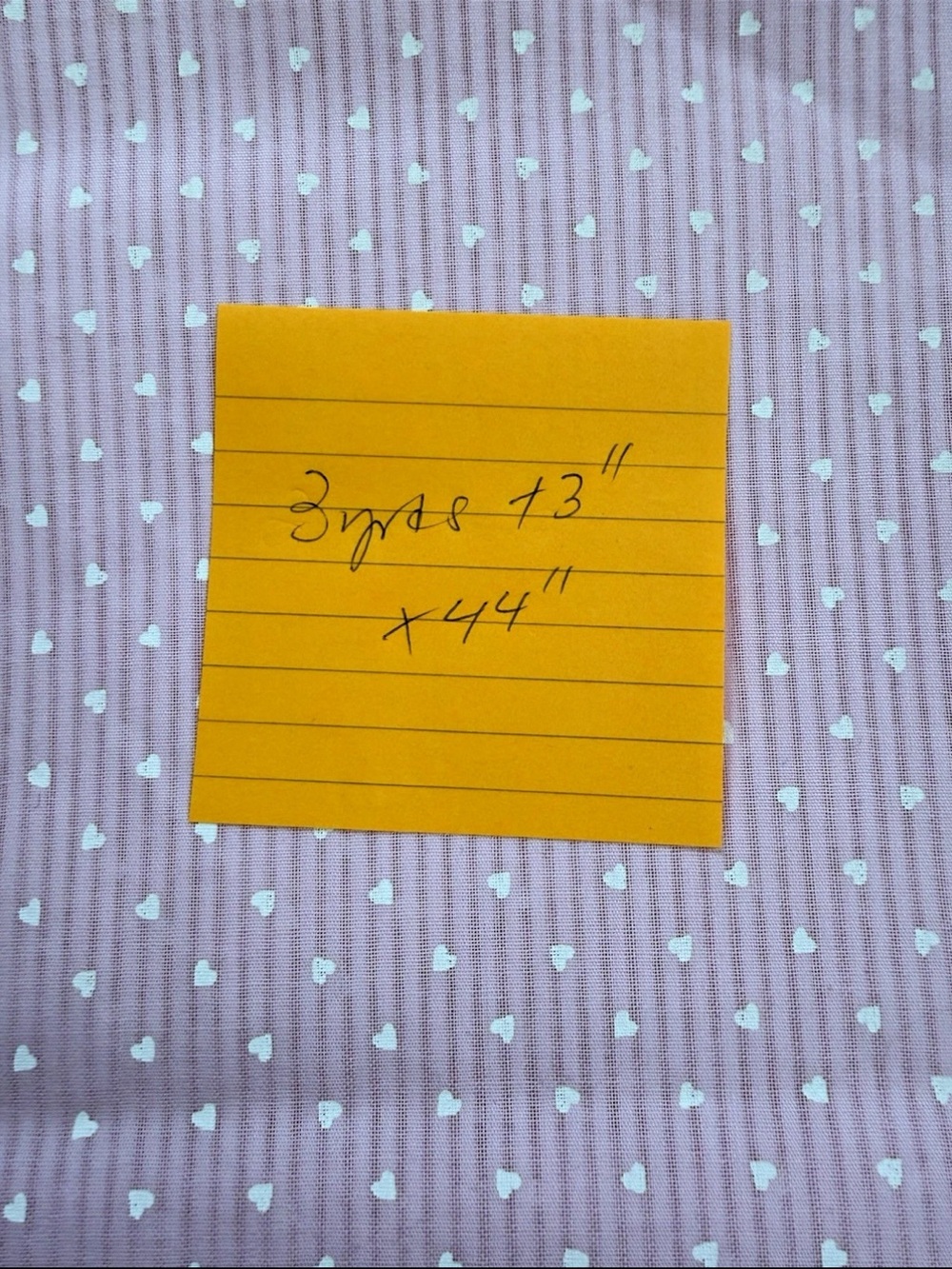 Vintage 80s Baby Pink Tiny Hearts Quilting Cotton Fabric 3 yards + 3" L x 44" W - Picture 2 of 8